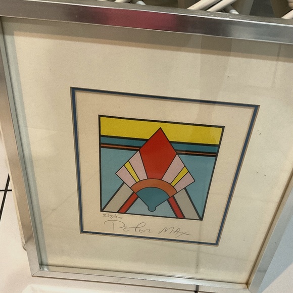 Peter Max abstract Numbered lithograph - Picture 1 of 11